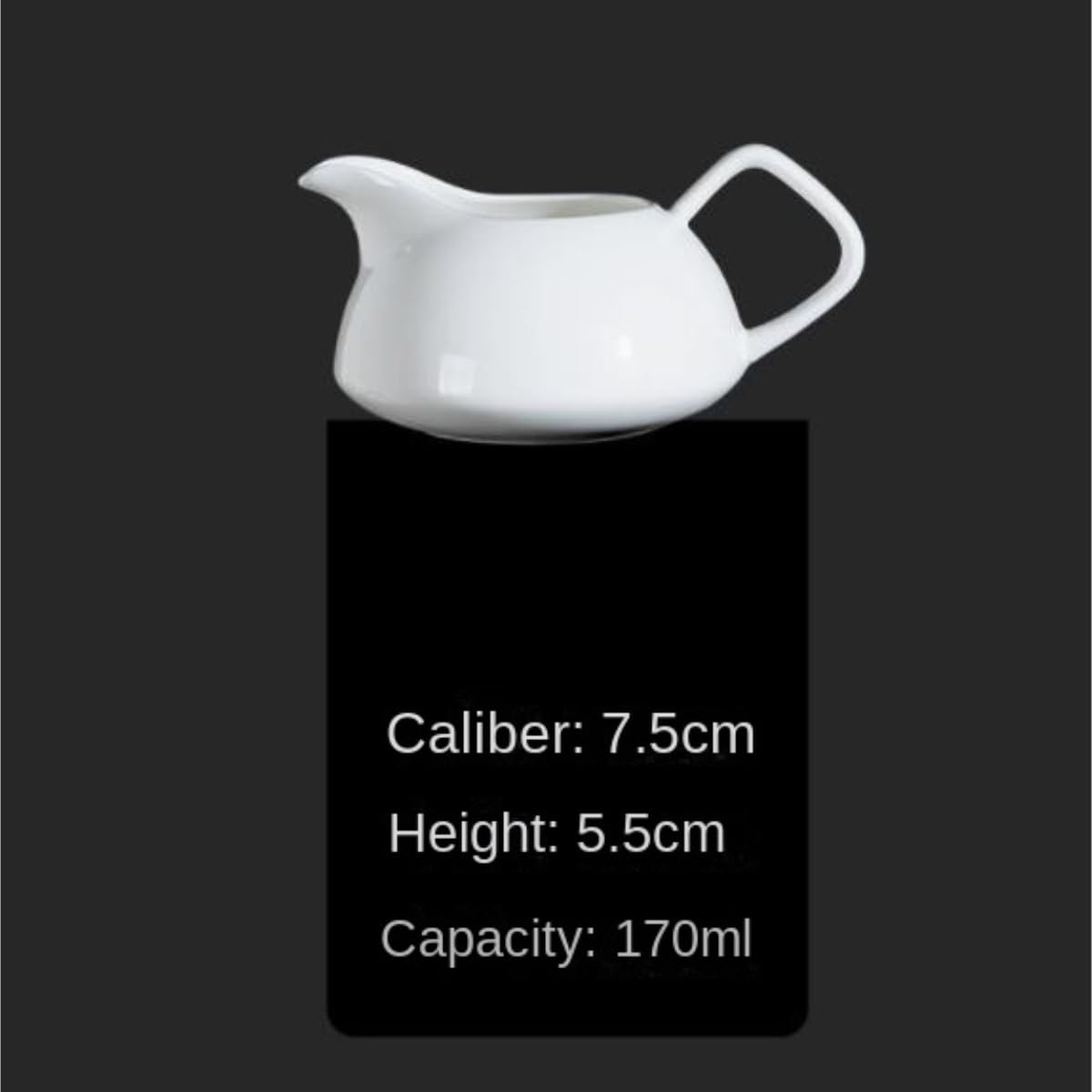 Salsiera Perfetta per Salse Set da tè in Porcellana Bone China Semplice in Bianca Sugoso Infusore Tazza Fiera Ristoranti E Feste