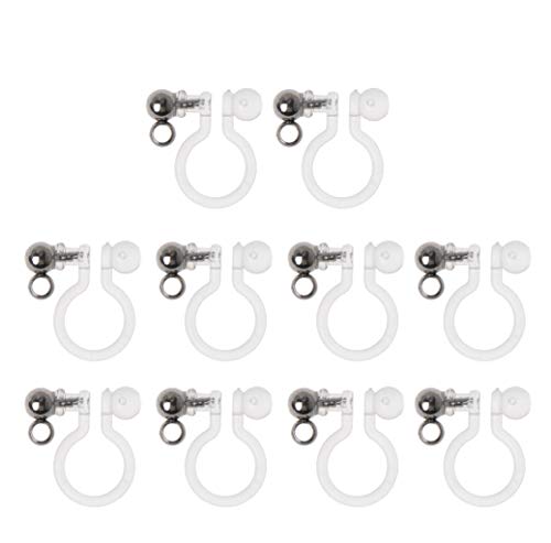 10Pieces/Set Comfortable Pierced Look Invisible Clip On Earring Converters