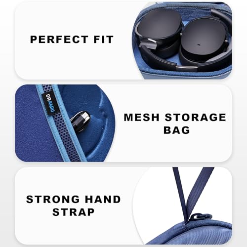 Image of Hard Case for Skullcandy Bluetooth Headphones, Blue(Case Only) | for Skullcandy Crusher ANC 2 /Crusher Evo /Crusher 1080 /Crusher 720 /Crusher /Crusher 540 /Hesh ANC /Hesh Evo /Hesh 540 Headphones