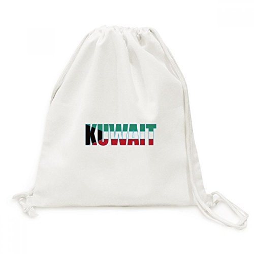 Sac de voyage Koweït en toile avec cordons de serrage renforcés pour transporter vos affaires