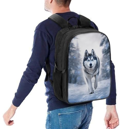 Mochila Husky infantil escolar para evitar libros mojados con correas cómodas 5
