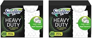 Swiffer Sweeper Heavy Duty Mop Pad Refills for Floor Mopping and Cleaning, All Purpose Multi Surface Floor Cleaning Product, 20 Count, 2 Pack