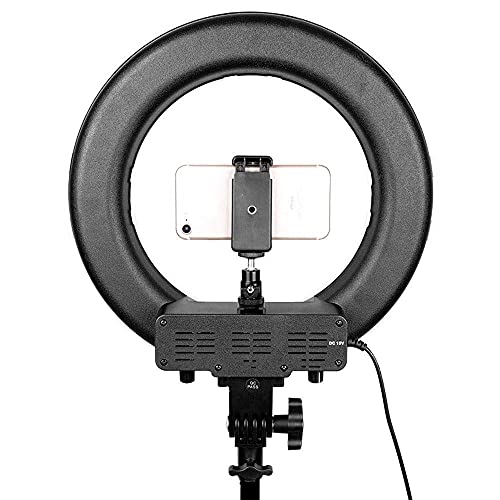 FACAZ Video-Ringlicht LED-Ringlicht mit Stativ-Ständer Dimmbares Selfie-Ringlicht für Vlog, Make-up, Videofotografie LED… – Bild 4