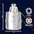 AQUALUTIO Shower Head Water Filter - 15-Stage High Pressure Purifier Bathroom Filtration System for Hard Water, Chlorine & Heavy Metals with Vitamin C & E - 360° Rotation Filter Angle Head