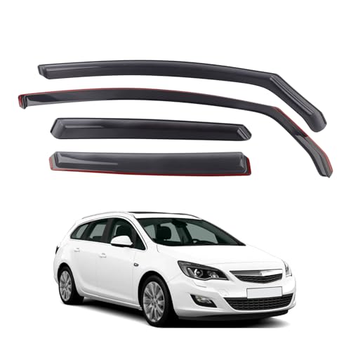 Déflecteurs d'air Opel Astra J pour rouler les vitres ouvertes sous la pluie