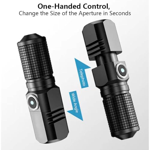 Image of Lucario Mini XHP Super Bright Rechargeable Torch 10,000 Lumens, Compact Heavy Duty LED Flashlight with Zoom Focus, Type-C Fast Charging & Battery Included, Ideal for Hiking, Emergency & Gifts.