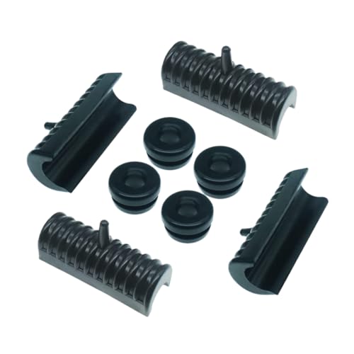 EPIGEIST Cuscino Di Supporto in Gomma Per Borse Laterali Moto Boccole, Set Sostitutivo Resistente Per Montaggio Borsa Da Sella, Antivibrazione Per Guida Sicura e Durata Prolungata