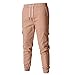 STRIR Pantalones de Hombre Casuales Deporte Joggers Pants Algodón Slim Fit Jeans...