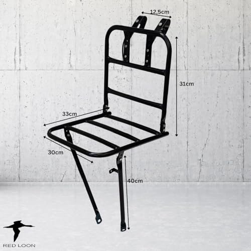 Fahrrad Gepäckträger vorne Frontgepäckträger - Fahrradgepäckträger Vorderrad - Red Loon Fahrrad Frontträger - Stahl Front Loader - Gepäckträger vorne universell - Hollandrad Citybike