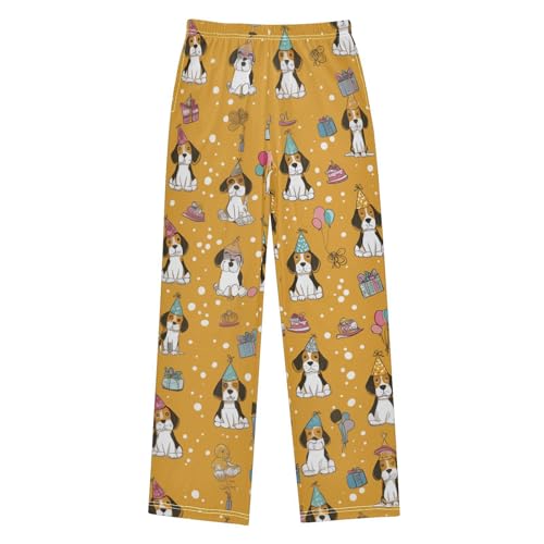 ZZXXB Beagle Balloons Boys Long Pants Soft Trousers Elastic