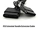 VECASDEN PS2 Controller Extension Cable Compatible with Sony PlayStation 1, PlayStation 2 Game Console