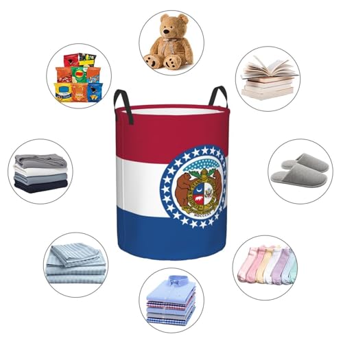 Panier à linge imprimé Missouri pour éliminer le désordre du sol - 7