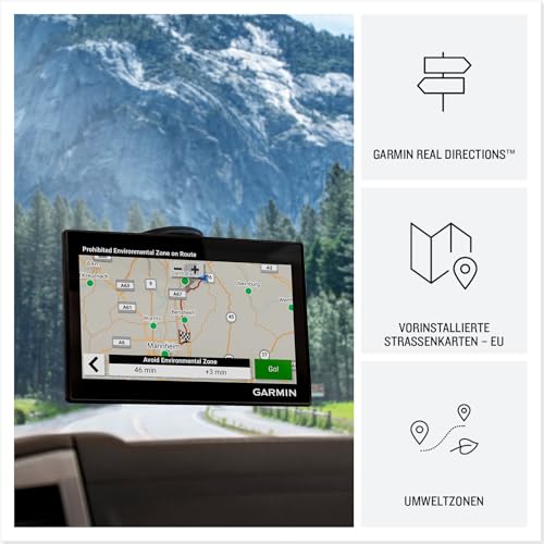 Garmin Drive 53-5(12,7cm) Farbbdisplay, Europakarten, Echtzeit, Fahrerassistenz, TripAdvisor