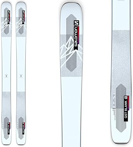 Salomon QST Blank Mens Skis White/Light Grey 2128 194