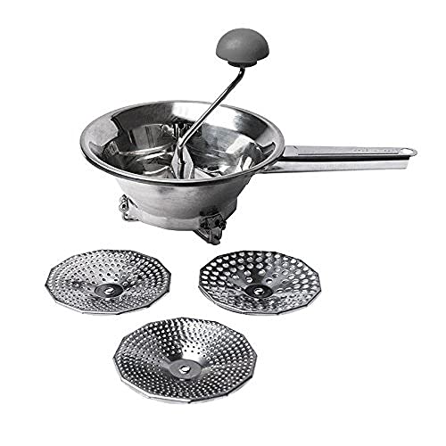 Realizzato in acciaio inox Excelsa Passaverdura, Acciaio Inossidabile, Argento