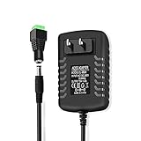 5V 3A Power Supply Adapter, 15 Watts Max, 5.5mm X 2.5mm/2.1mm DC Tip and 1 More Female Connector, DC 5V 3A Power Adapter, for LED Strip Light TV Box etc