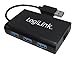 Produktbild LogiLink UA0173 USB 3.0 zu Gigabit Ethernet Adapter mit integrierten 3-Port USB Hub
