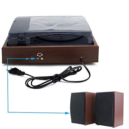 Yajun Platine Vinyle Bluetooth Lecteurs Record Phono Haut-Parleurs Intégrés 33/45/78 RPM Phonographe Rétro Maison… - Les Beatles, Paul McCartney, John Lennon, RIngo Starr, George Harrison Yajun Platine Vinyle Bluetooth Lecteurs Record Phono Haut-Parleurs Intégrés 33/45/78 RPM Phonographe Rétro Maison… – Image 6