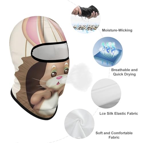 Balaclava Mask para Hombre y Mujer, Cubierta Facial Completa para Esquí, Ciclismo y Actividades al Aire Libre miniatura 3