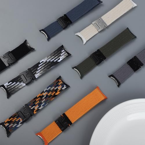Correa trenzada nylon para Google Pixel Watch 4 45mm miniatura 6