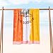 Berkshire Peanuts® Snoopy Beach Towel — 100% Cotton Pool & Beach Towel, Absorbent, Quick-Drying & Sand-Free, 36'' × 72'', Snoopy Beachy Good Life