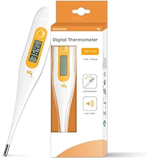 Digital Oral Thermometer, Rectal Thermometer for Baby and Adult Temperature Measurement Fever Indicator