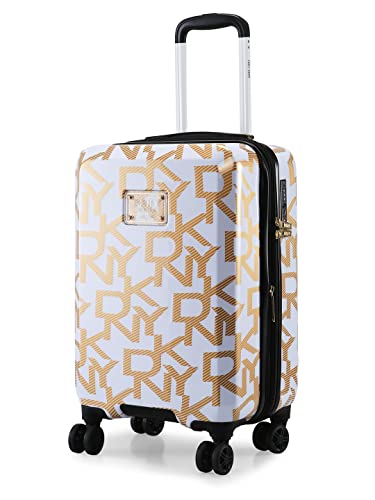 Image of DKNY Deco Signature Range Gold Color 20 inch Cabin Trolley