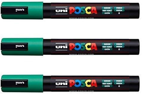 POSCA PC-5M by Uni-Ball - [Pack of 3] White