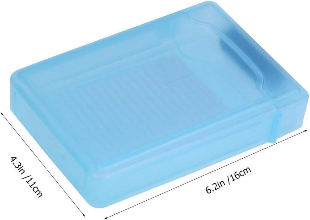 VOSAREA 5pcs Hard Drive Protection Box Mixed Colors Storage Case for Enclosure Easy Access