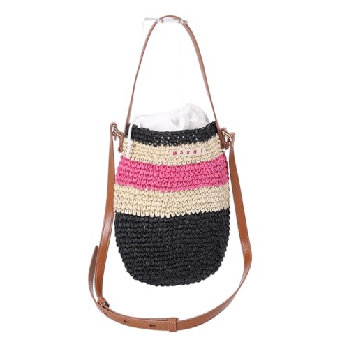 [Marni] [マルニ] ショルダーバッグ レディース (キッズライン) かごバッグ MW109F TEA BAG ストライプ M01827 M00WQ 0M860 [並行輸入品]