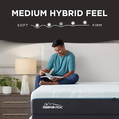 Image of TEMPUR- ProAdapt 2.0 Medium 12 inch Hybrid Mattress, Queen