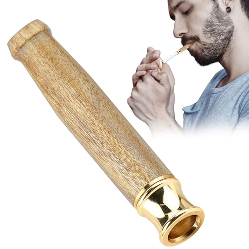 Mbsomnus Porte-cigarette Brun Fume-cigarette en Bois Filtre Cigarette a Rouler Réutilisable Porte Cigarette Femme Porte-cigarettes Homme pour Cigarettes et...
