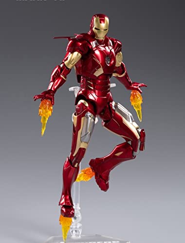 Ovonni 7 Inch Ironman Mk7 Action Figure,Exquisite Painting 20 Joints Movable Collectible Toy #TOP1