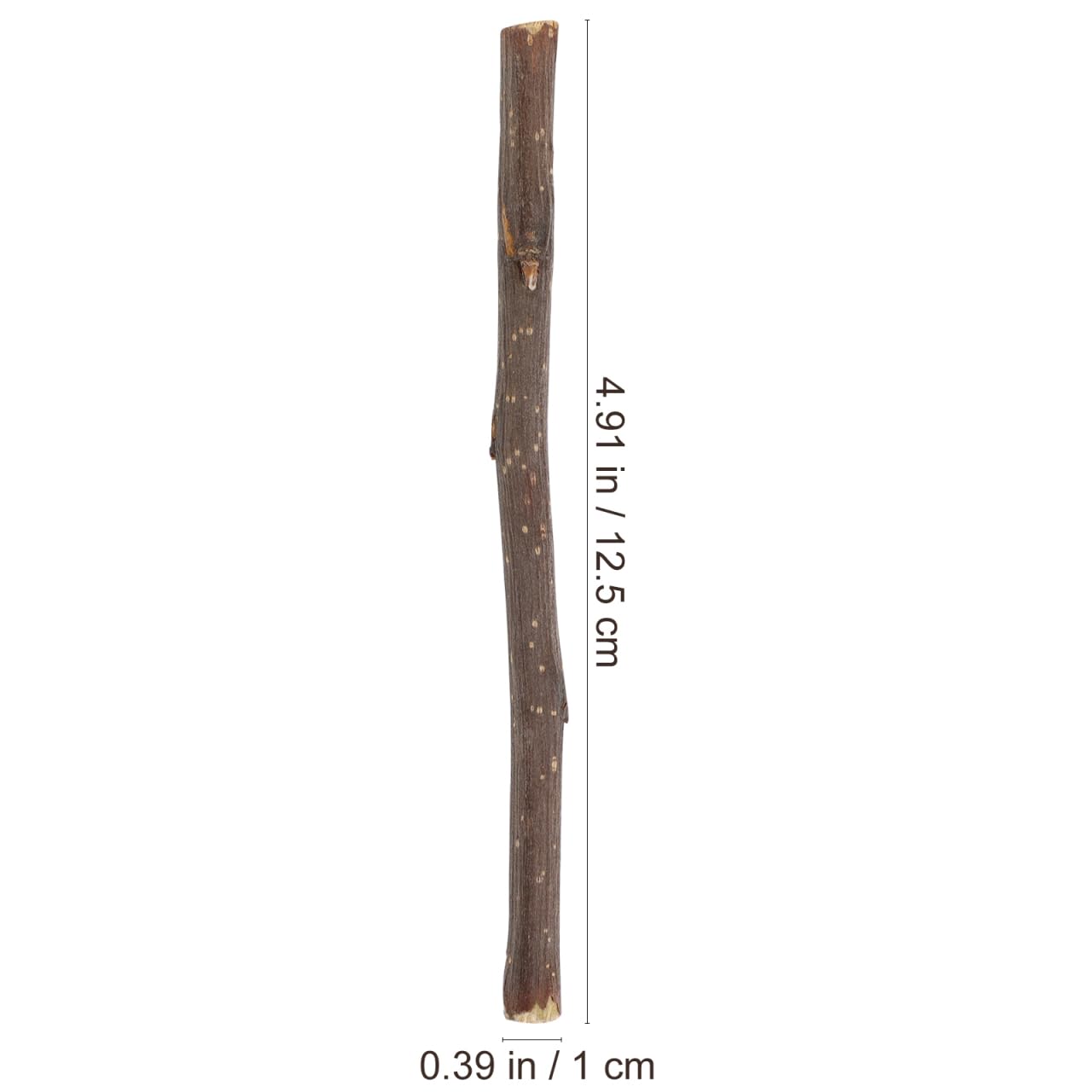 Garneck 40pcs Natural Wooden Sticks for Crafts: 12cm Real Wood Twigs for Crafting Fairy Gardens Rustic Small Log Bundle for DIY Art Decoration & Model Building - Image 4