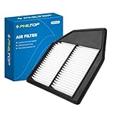 PHILTOP Engine Air Filter CA10467 Replacement for Accord 2.4L (2008-2012), Crosstour 2.4L