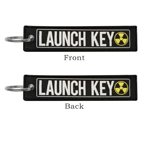Image of 3 Pack Launch Key Keychain Tag with Key Ring - Keys, Cars, Motorcycles, Backpacks, Luggage and Gifts - EDC