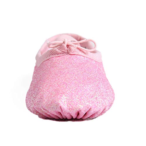 Nexete Ballet Dance Shoes Split-Sole Slipper Flats Ballet Dance PU Leather Shoes for Toddler Girl Kid Women2