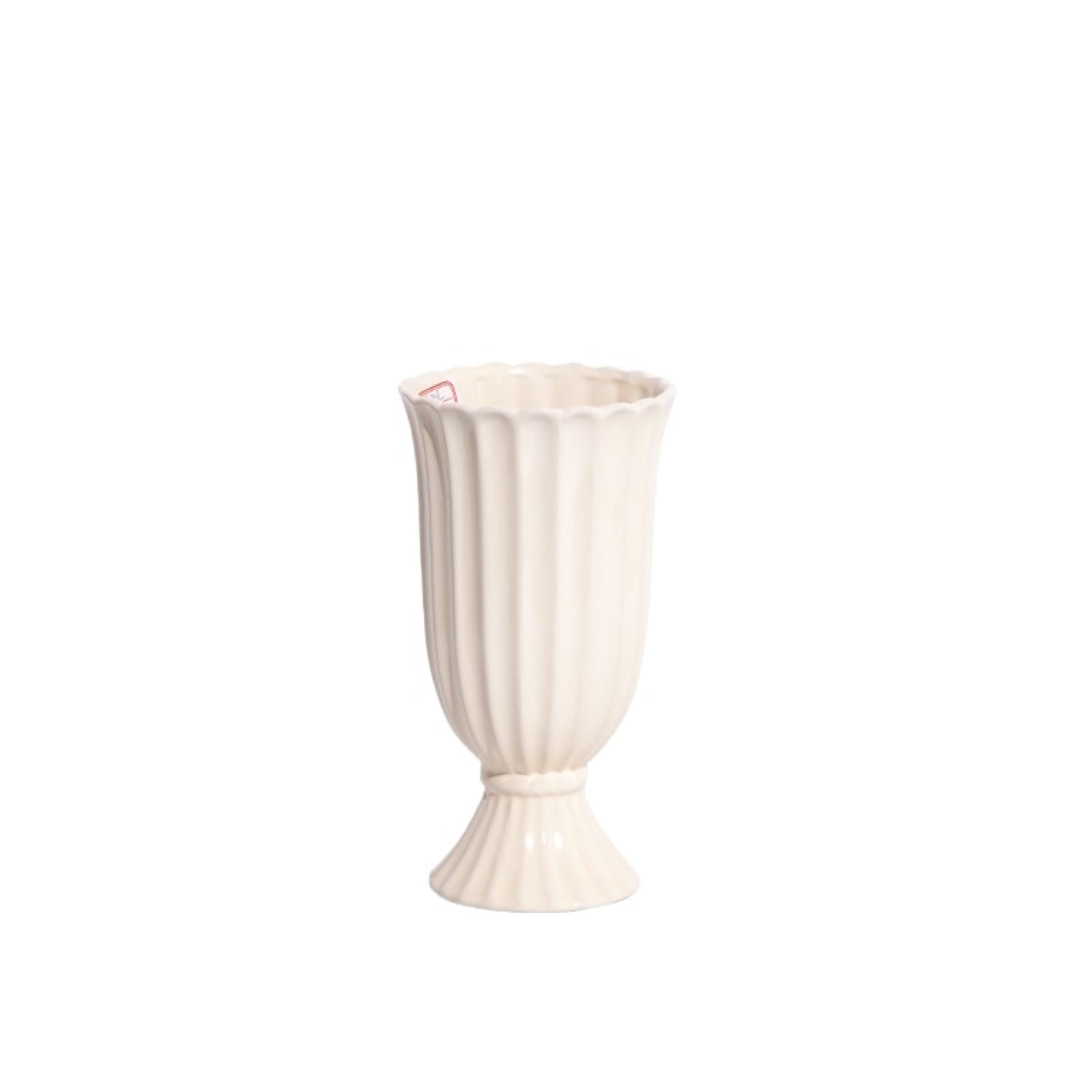Samlng White Flower Holder Classic Flower Vase Ceramic Treegular For Home Tabletop For Centerpiece
