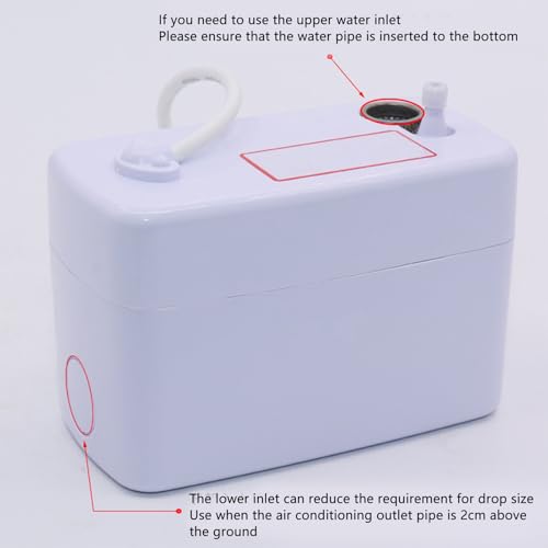 FTVOGUE Stabile Kondensatpumpe, Super-High-Lift, Automatische Kondensationsentfernungspumpe für HVAC-Systeme, Klimaanlagen