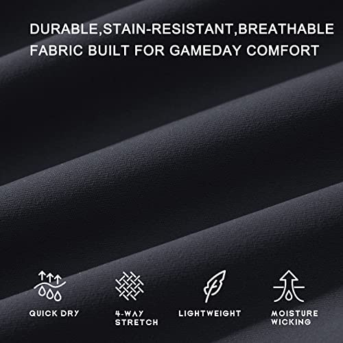 Willit Women's Riding Tights Knee-Patch Breeches Equestrian Horse Riding Pants Schooling Tights Zipper Pockets Gray S #TOP3