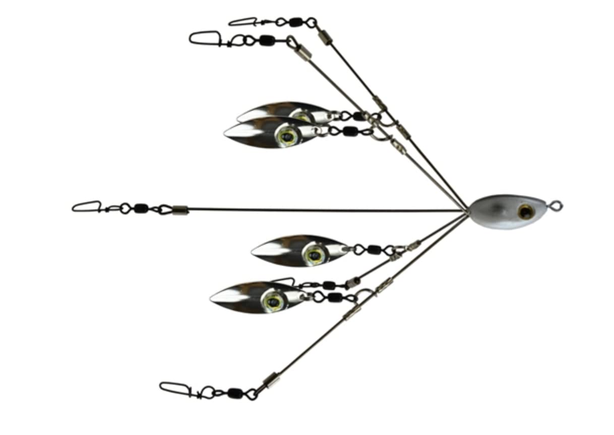 A-Rig School-E-Rig Bait Ball Junior Nickel Willow with Eye