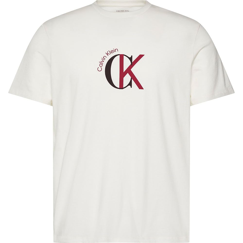 SS 30S WHSL CKJ 2TONE CK GRAPHIC T-shirt Erkek