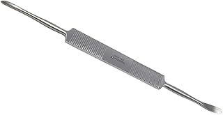 DEL OHL Periosteal Elevator for Dental Oral Surgical Implant with Double Sided Ends Knurled Handle Made of Stainless Steel