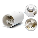 plasticos terminal toluca [Portalámpara E14] de plástico [de alta calidad] con terminal de resorte, [seguro y duradero] (ideal para lámparas y apliques).