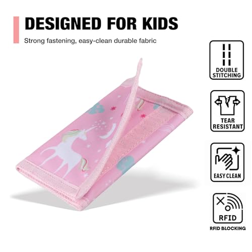 Image of Kids Wallet for Girls Ages 4-12, Unicorn Girls Wallet, Toddler Wallets with Coin Pocket, Novelty Christmas & Birthday Gift