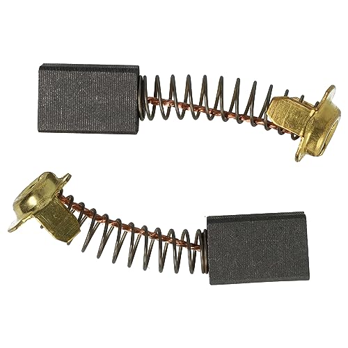 vhbw 2x escobilla 17 x 11 x 7 mm reemplaza Hitachi/Hikoki 981612Z, 999033, 999056, 999043 para sierra circular, martillo cincelador + resorte