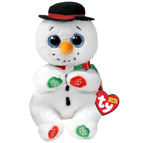 Bonhomme de neige Weatherby TY Teddies, la peluche idéale pour les histoires du soir