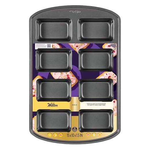 Wilton Perfect Results Non-Stick Mini Loaf Pan, 8-Cavity