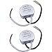 Noobibaba Led Trafo 12V 15W, Led Konverter Led Transformator 230V auf 12V, Wasserdicht IP67 12V 1.25A 2er Pack