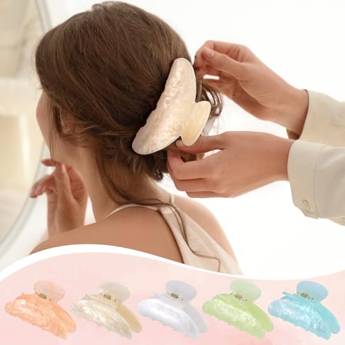 20 Pinzas Acrílicas para Cabello Grandes en Pack miniatura 6